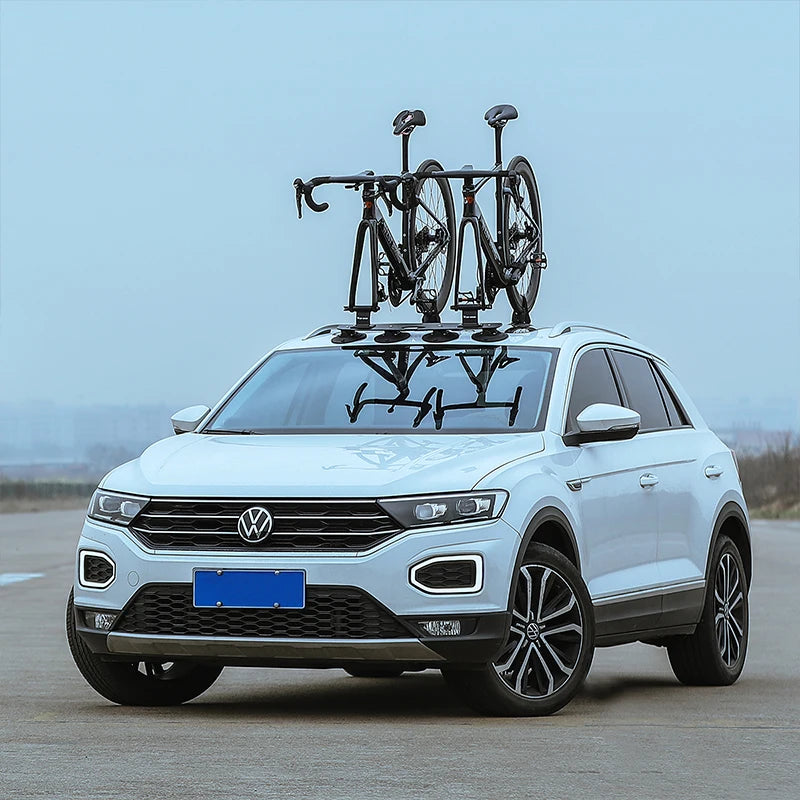 WEST BIKING Bike Rack Vacuum Suction Roof-Top Car Rack | Quick Install Bicycle Roof additional angle
