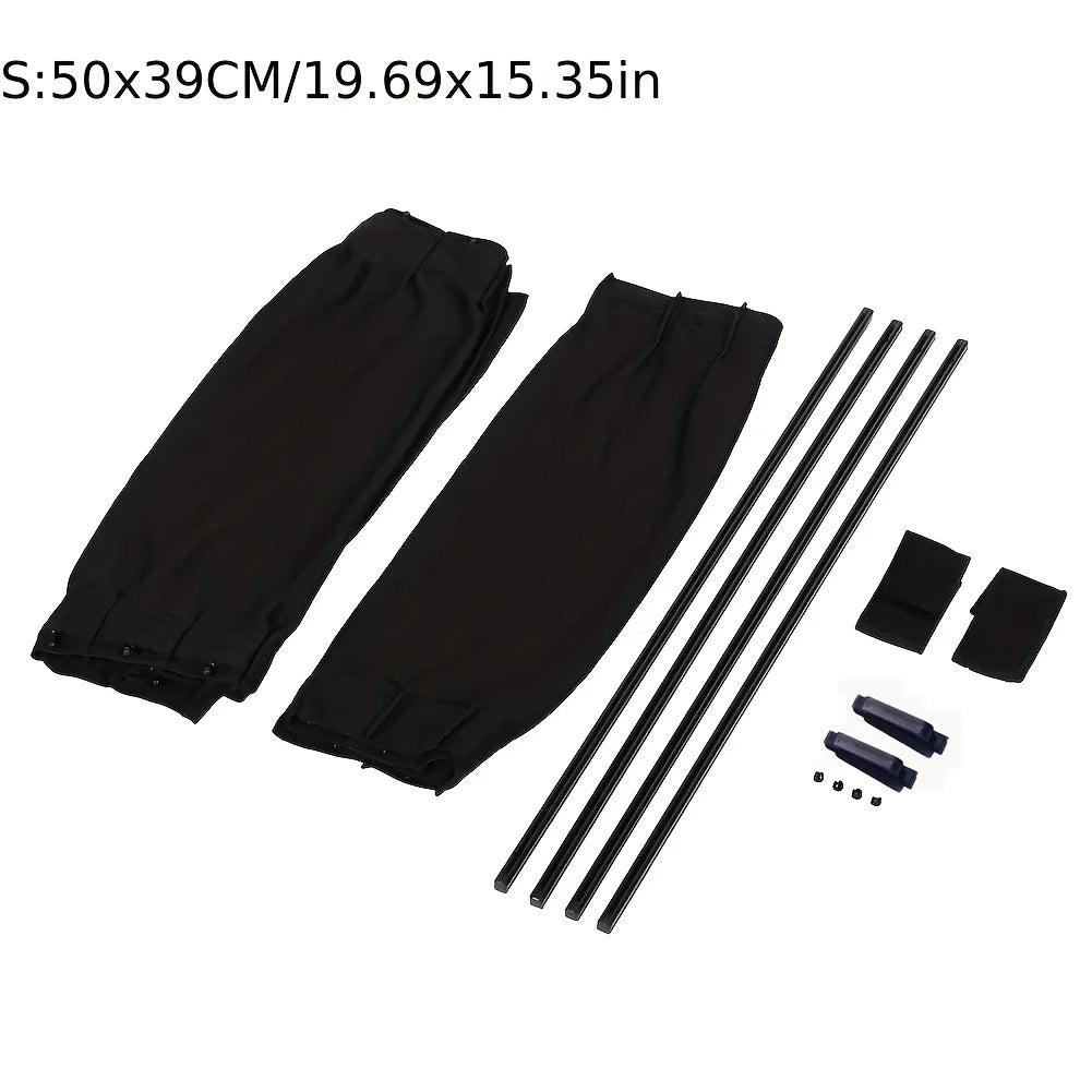 Car Window Shades 2pcs Universal Foldable Sun Visor UV Protection detail view