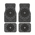 4Pcs Bohemian Car Floor Mats Anti-slip Heavy Duty Persian Carpet Dirty Resistant Car Decoration Car Floor Protector Rugs