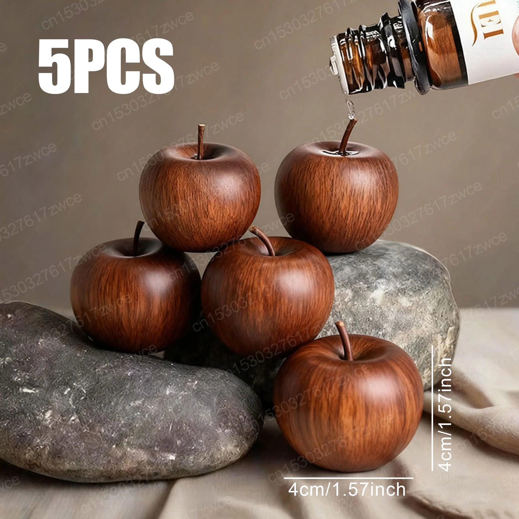 Maple Wood Apple Essential Oil Diffuser | Natural Aroma Diffuser for Home Decor lifestyle view