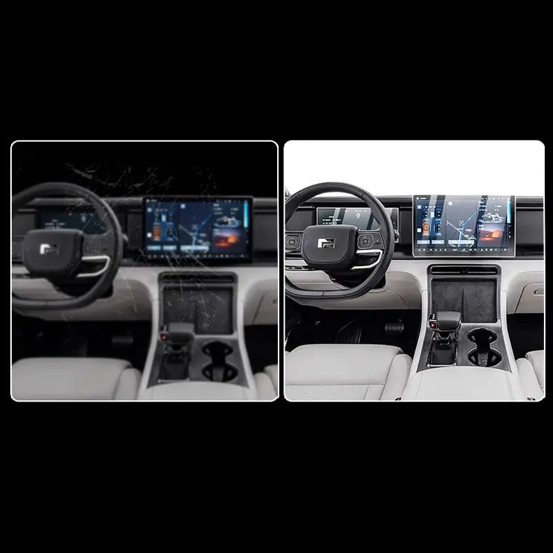 For Rox Adams Polestones 01 ROX 01  Car Tempered Glass Screen Protector Center Console Anti Glare HD Film Protection Accessories
