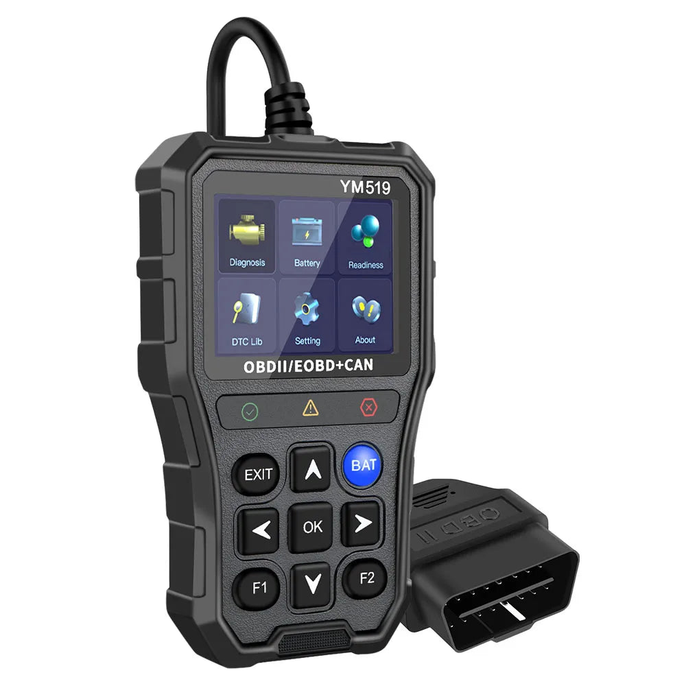 Car Diagnostic Tools OBD2 Code Reader OBD II Scanner Read Battery Tester Clear Fault S close-up view