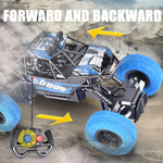 Remote Control Toy Car with Flashing Lights and Rubber Wheels lifestyle view