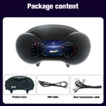 12.3 Inch Digital Dashboard Cluster for Mercedes Benz E/A/C Class W212 W207 W176 GLA alternate view
