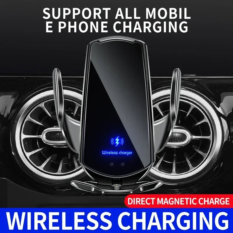 Car Phone Holder Base Special Mounts For Nissan Qashqai J10 2008 2009 2010 2011 2012-2015 15W Wireless Charging MagSafe Base
