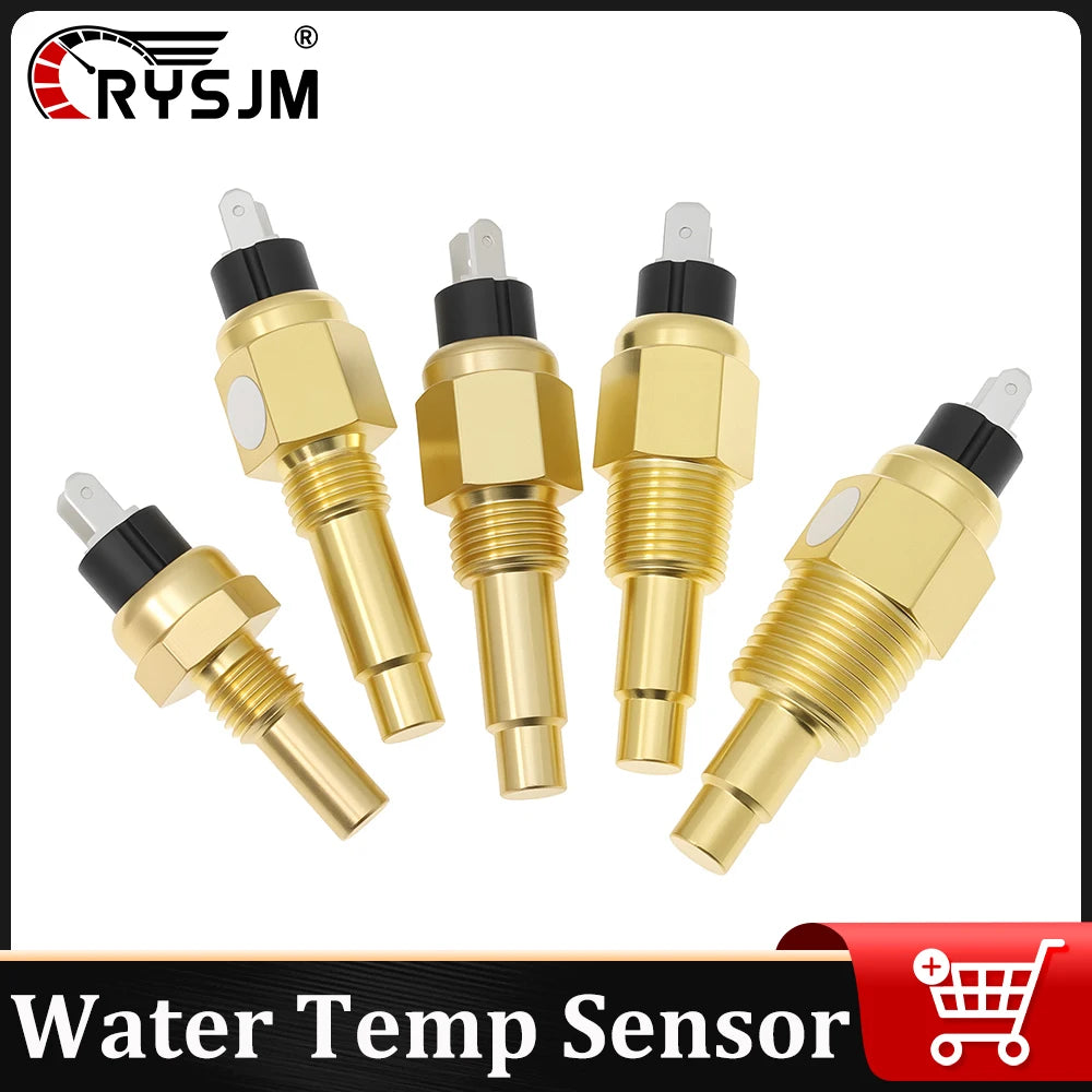 Car Water Temperature Sensor 12mm to 21mm NPT Thread | Automotive Coolant Temp Gauge Sensor
