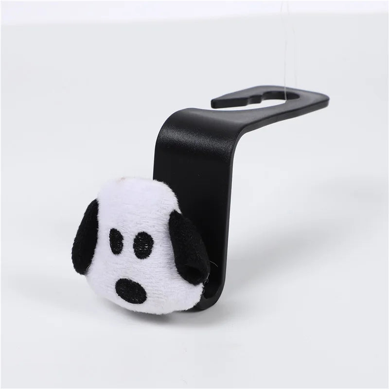 "Cute Cartoon Bear Car Seat Back Hook - Creative Multi-purpose Auto Interior Storage alternate view