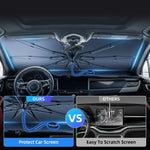 Upgraded Car Windshield Sun Shade Umbrella Foldable Car Sunshade Front Window Cover for UV Ray Block