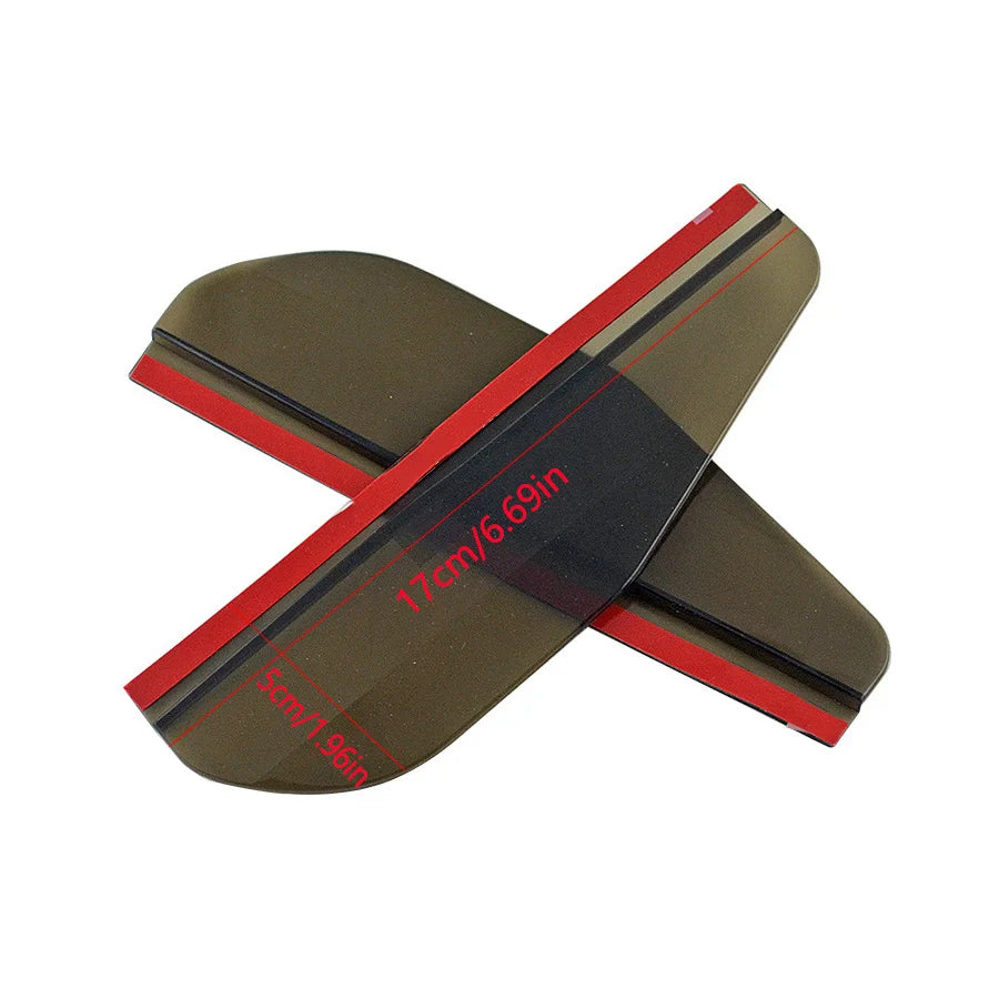 2Pcs Rear View Side Mirror Rain Board Eyebrow Guard Sun Visor Car Accessories