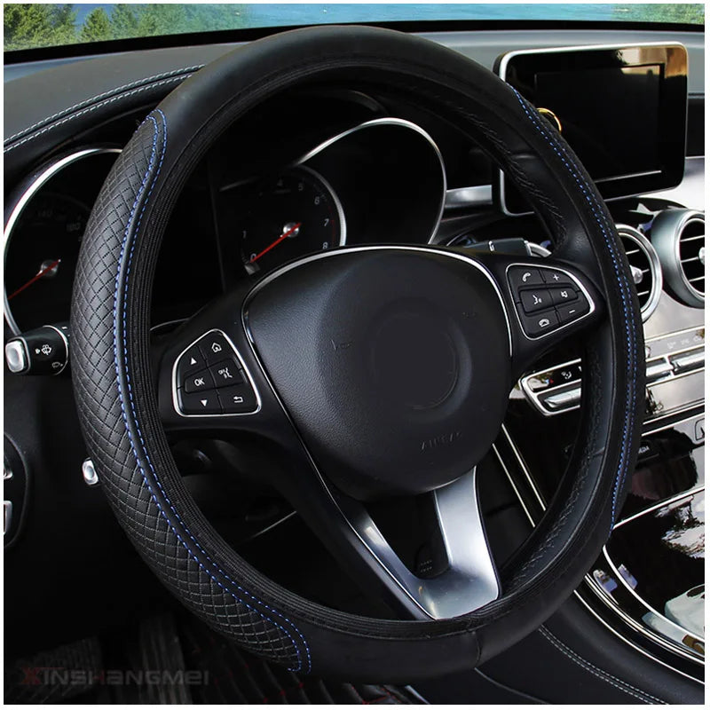 37/38cm Automobile universal steering wheel cover non-slip car steering wheel cover non- detail view