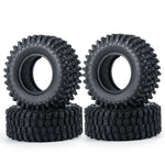 Mud Terrain Rubber Tyres 4PCS 1.0 Inch for 1/18 1/24 Axial SCX24 TRX4M Crawler alternate view