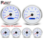 6 Gauge Set with GPS Speedometer, Tachometer, Voltmeter, and Sensors | 110mm and 52mm lifestyle view
