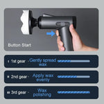Handheld Cordless Car Polisher | Wireless Waxing & Polishing Machine for Auto Detailin close-up view
