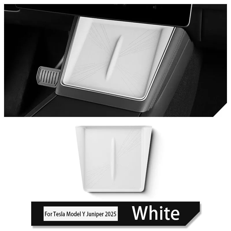 Car Central Control Wireless Charging Silica Gel Pad Anti-Skid Pad for Tesla Model Y lifestyle view