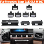 Car Air Conditioner Central Left Right AC Vent Grille Tab Clip Outlet Repair Kit For Mercedes Benz GLE GLS W167 2020-2025