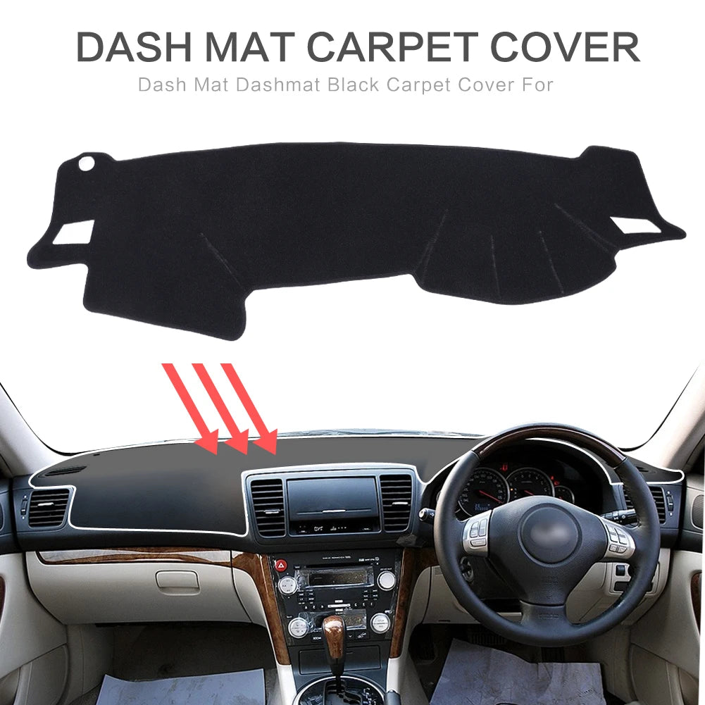 Car Dashboard Mat for Subaru Outback Legacy B4 2003 2004 2005 2006 2007 2008 2009 Dash Mat Dashmat S