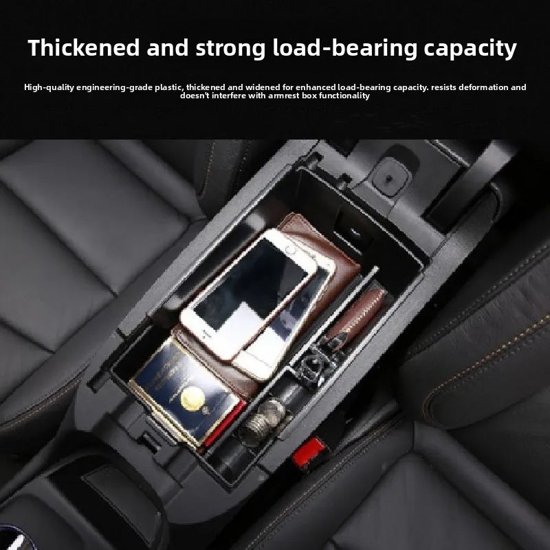 For Chevrolet Equinox 2018~2025 Car Center Console Armrest Box Storage Tray Sundries Tidying Organizer Case Interior Accessories