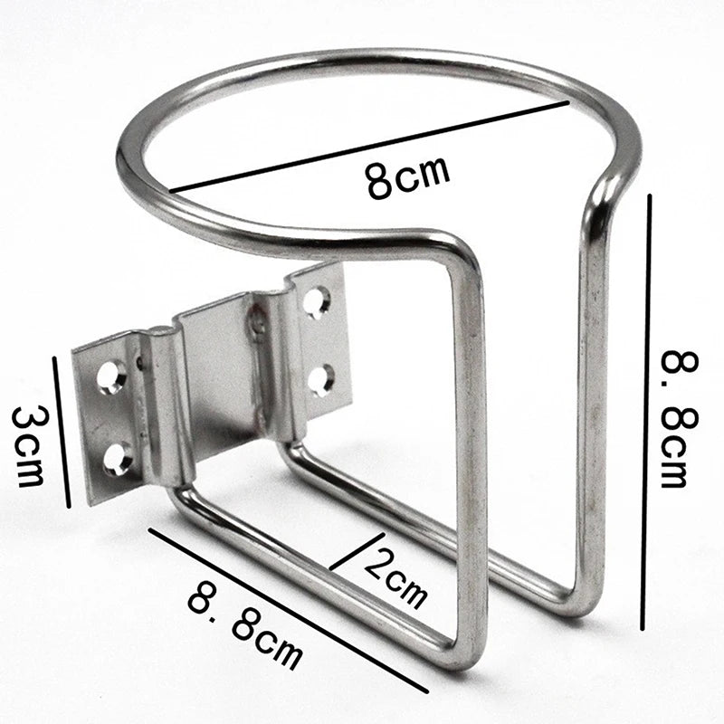 Stainless Steel Boat Ring Cup Drink Holder Universal Drinks Holders For Marine Yacht Truck Rv Car Trailer Hardware