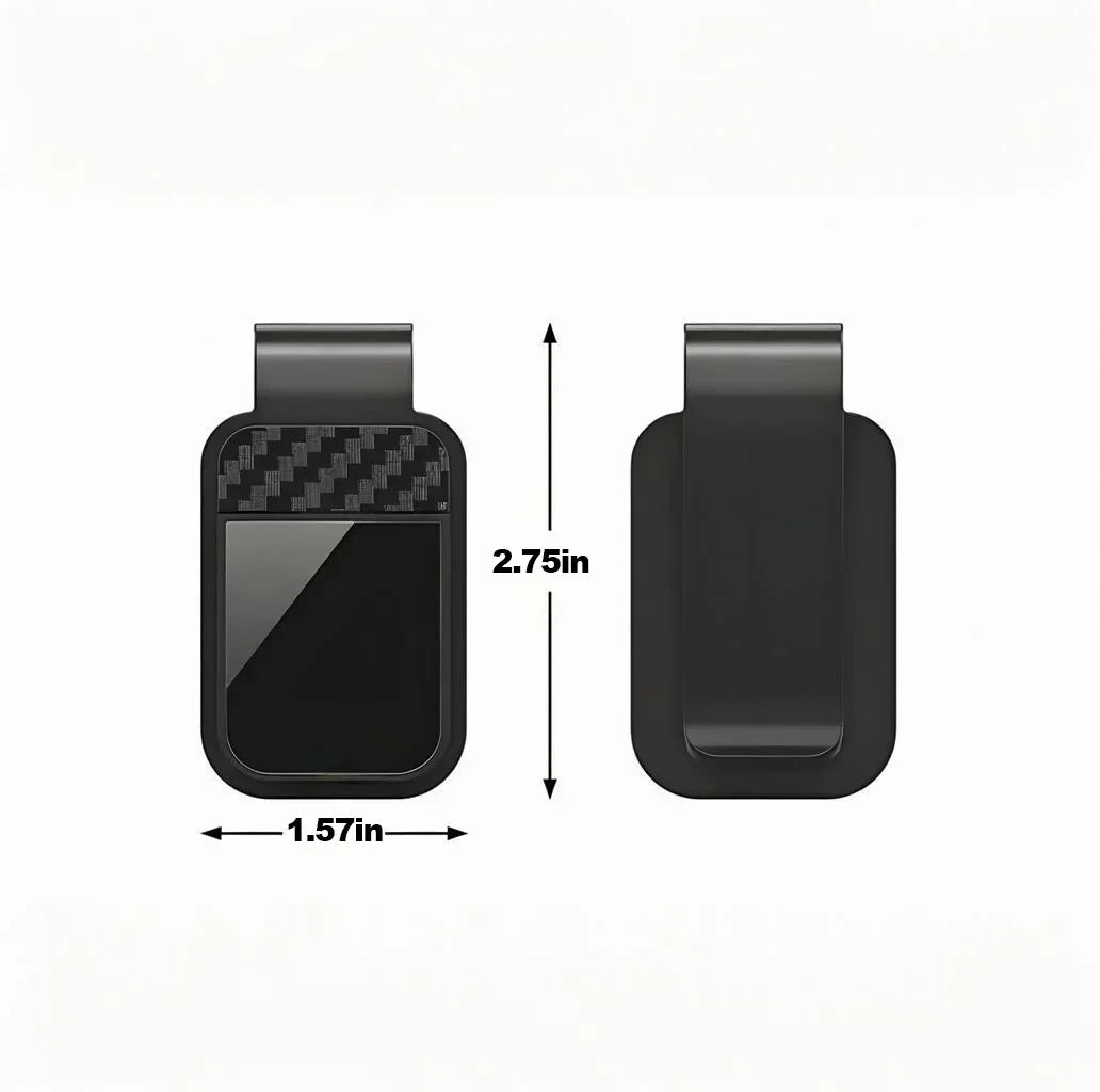 Car Sun Visor Sunglasses Clip Holder Stable Eyeglasses Hanger Card Ticket Organizer additional angle