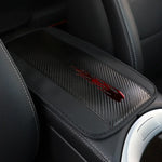 PU Leather Car Armrest Pad Cover Universal Center Console Wave Embroider Auto Seat Box Protection Cushion Hand Supports