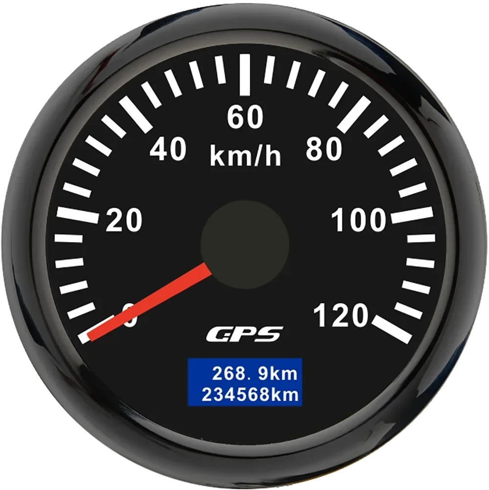 52MM Digital GPS Speedometer Gauge+Antenna Odometer 7 Color Backlight Universal for 12V 24V Car Boat Marine Motorcycle Yacht
