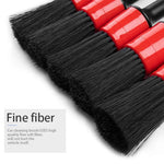 Car Detailing Brush Set 5pcs Red detail view