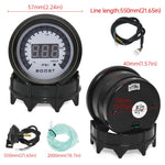 52mm Digital Car Gauge Set | AFR Tachometer Voltmeter Boost Vacuum Water Temp Oil Temp close-up view