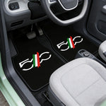 Universal Fit, Easy-to-Clean Suitable for Hatchbacks & Sedans 4pcs Minimalist FIAT 500 P detail view