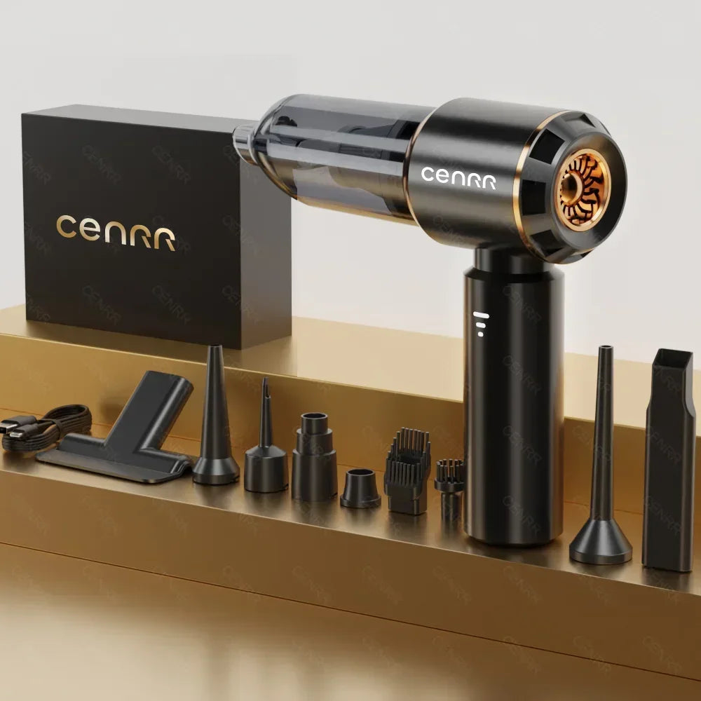 CENRR 360000PA Cordless Car Vacuum Cleaner | Strong Suction Handheld Vacuum additional angle