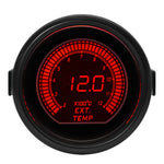 AD 2" 52mm Red and Blue Dual LED Car Gauge Set | Boost, Water Temp, Oil Temp, Oil Pressu detail view