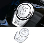 Car Engine Stop Start Central Handbrake P Auto H Button Decorative Cover Trim For BMW 5 Series G30 X3 G01 X4 G02 GT6 Accessories