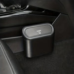 1 Piece Car Mini Trash Can Car Storage Box - Sorting Box Car Essential Accessories Chr close-up view