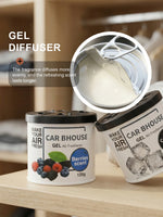 Dual-Purpose Car and Home Air Freshening Gel | 120g Long-Lasting Fruity and Floral additional angle