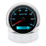 85mm Digital LED Tachometer | 7 Color Backlight Gauge for Marine Boat Motorcycle Car alternate view