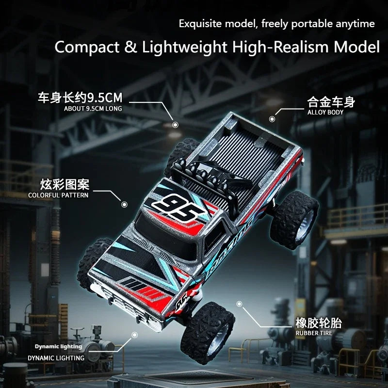 New RC Car MINI Alloy 1/64 Remote Control Car Convenient to Carry 60 Minutes of Work lifestyle view