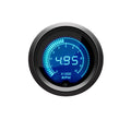 52mm Tachometer RPM Boost Water Temp Oil Temp Oil Pressure Exhaust Temp Gauge Voltmeter LCD Digital Display 7 Colors Car Gauge