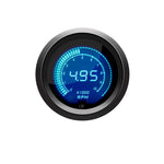 52mm Car Gauge Set | 7 Color LCD Digital Display Tachometer Boost Water Temp Oil Temp alternate view