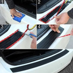 Universal Rear Bumper Guard PVC Rubber Protector Strip Car Trunk Door Sill Plate Prot lifestyle view