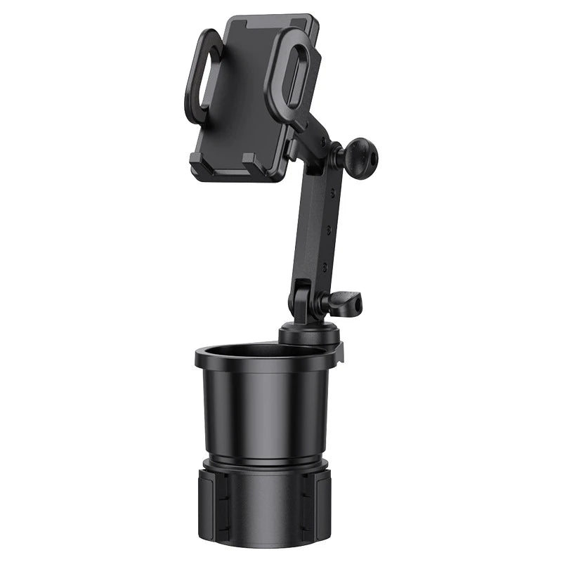 Car Cup Holder Expander with Phone Mount 360° Rotation