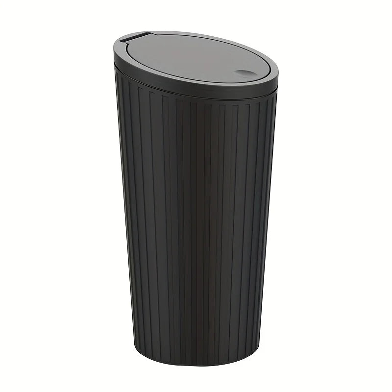 Universal Car Trash Bin with Lid,Durable ABS Material-Fits Center Console, Armrest, or Door Storage-Ideal for Vehicle & Home Use
