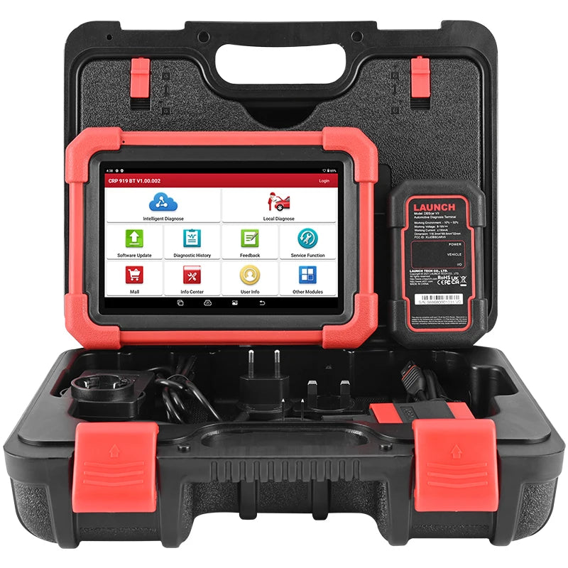 LAUNCH X431 CRP919X BT CRP919XBT OBD2 Scanner Automotive Diagnostic Tools Car CANFD DOIP ECU Coding Professional Scan
