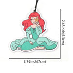 Fairy Tale Princess Solid Perfume Hanging Car Air Freshener | Lovely Paper Scented Decor detail view
