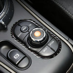 Carbon Fiber Car Multimedia Decorative Stickers For MINI ONE Cooper S JCW F54 F55 F56 lifestyle view