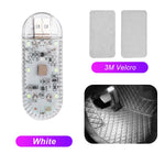 1pc Car LED Light Interior Lighting Atmosphere Lamp for Armrest Box Trunk Switch Touch close-up view