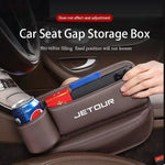 Car Seat Gap Storage Box Center Console Armrest Storage Box Organizer For Jetour T1 T2 DASHING X70 Plus X90 Plus Accessories
