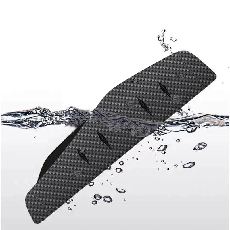 2pcs Car Rearview Mirror Rain Eyebrow Visor Spoiler Carbon Fiber Car Rearview Side Snow Sun Visor Rain Cover Car Mirror Accessor