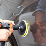 Car Polishing Pad Set | Soft Wool Waxing Discs for Scratch Removal - 3/4/5 Inch close-up view