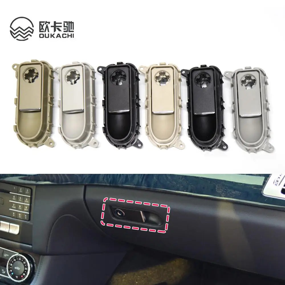 For Benz W218 Car Glove Box Handle Cover Lid Lock for Mercedes CLS Class Brabus Toolbox detail view