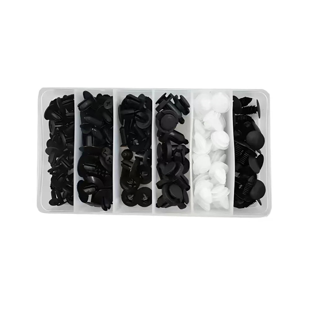 100pcs Auto Car Door Trim Panel Retainer Clips Fender Push Rivet Bumper Fastener Clips for Vehicle Body Panel Repair