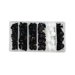 100pcs Auto Car Door Trim Panel Retainer Clips Fender Push Rivet Bumper Fastener Clips for Vehicle Body Panel Repair